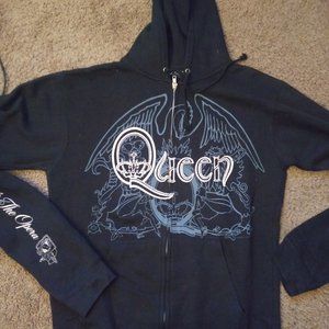 Queen A Night At The Opera Zip-Up Hoodie Sweatshirt Vintage (Size Medium) NEW
